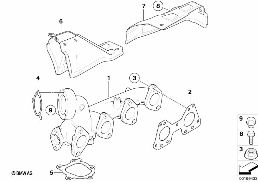 EXHAUST MANIFOLD-AGR diagram for BMW 1 Series E82 123d