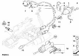 GS6S53BZ(SMG) ACTUATOR / SENSOREN diagram for BMW 5 Series E60 545i