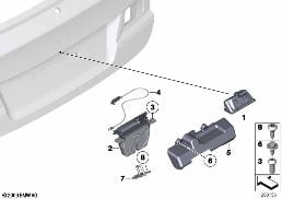 TRUNK LID/CLOSING SYSTEM diagram for BMW X1 E84 18i