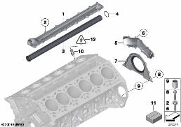 ENGINE BLOCK MOUNTING PARTS