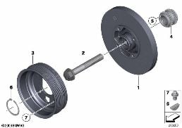 BELT DRIVE-VIBRATION DAMPER