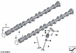 VALVE TIMING GEAR - CAMSHAFT/VALVES