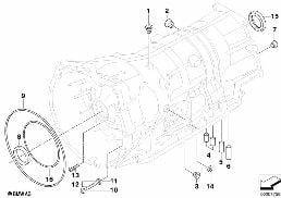 GA6HP26Z Obudowa el. dod. nap. 4 koła diagram for BMW X5 E53 4.8is