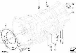 GA6HP26Z ตัวเรือนชิ้นส่วนจับยึดทุกล้อ diagram for BMW X5 E53 3.0d