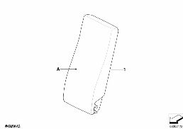 INDIVIDUAL ARMREST, REAR diagram for BMW X6 E71 50iX