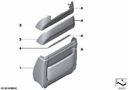 INDIVID. REAR PANEL,LEATHER COMFORT SEAT