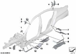 CAVITY SHIELDING, SIDE FRAME