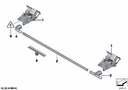 SINGLE PARTS FOR WINDSHIELD CLEANING diagram for BMW X1 E84 20d