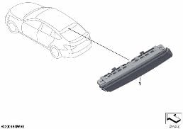Τρίτο φως φρένων diagram for BMW 5 Series F07 GT 520d