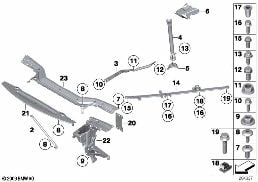REINFORCEMENT, BODY diagram for BMW Z4 E89 30i