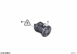 SWITCH, AIRBAG diagram for BMW 7 Series F01 LCI 740dX