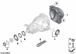 FINAL DRIVE, GASKET SET diagram for BMW Rolls-Royce Dawn RR6 Dawn