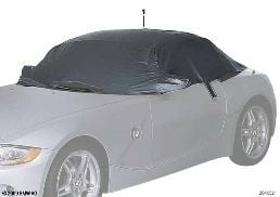 Housse de protection 'Tarpaulin' diagram for BMW Z4 E85 2.5i