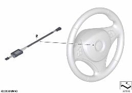 ECU, STEERING WHEEL HEATER ELECTRONICS diagram for BMW 3 Series E92 320i