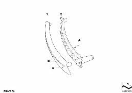 INDIVIDUAL HANDLE, LEATHER, DOOR REAR diagram for BMW X6 E71 50iX