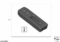 SNAP-IN ADAPTER, SAP diagram for BMW X6 E71 40dX