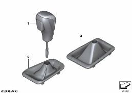 SELECTOR LEVER HANDLES / COVERS diagram for BMW Z4 E89 30i