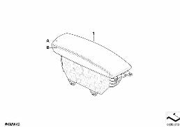 INDIVIDUAL ARMREST, CENTER CONSOLE diagram for BMW X6 E71 50iX