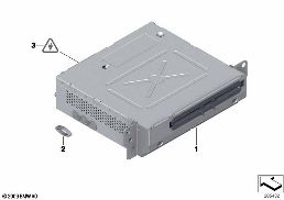 Car Infotainment Computer - Mid diagram for BMW 5 Series F10 530d