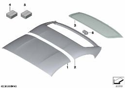 ROOF SHELLS diagram for BMW Z4 E89 35i