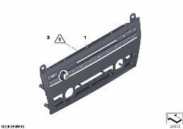 AUDIO HEAD UNIT diagram for BMW 6 Series F06 Gran Coupé 640dX