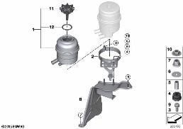 OIL CARRIER / SINGLE PARTS diagram for BMW 3 Series E90 LCI 320xd