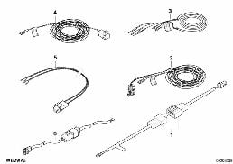 修理用ケーブル エア バッグ diagram for BMW X6 E71 30dX