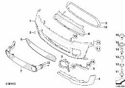 FRONT TRIM JCW AERODYNAMIC PACKAGE