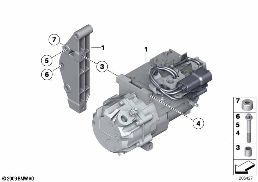 คอมเพรสเซอร์ diagram for BMW X6 E72 Hybrid Hybrid X6
