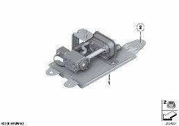 ชิ้นส่วนไฟฟ้า, การระบายความร้อนแบตเตอรี่ diagram for BMW X6 E72 Hybrid Hybrid X6