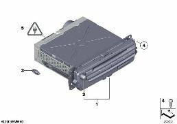Car Infotainment Computer - Mid diagram for BMW X6 E71 35dX
