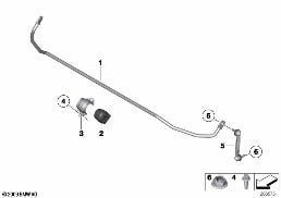 STABILIZER, REAR diagram for BMW 2 Series F23 LCI 225d