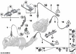 LAMBDA PROBE FIXINGS