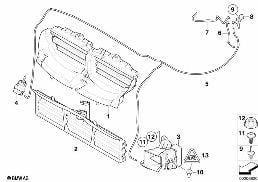 AIR DUCTS diagram for BMW 5 Series E60 LCI 523Li