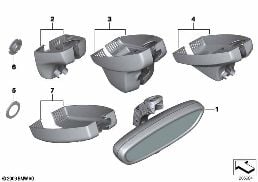INTERIOR MIRROR diagram for BMW Z4 E89 30i