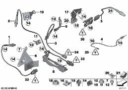 LAMBDA PROBE FIXINGS