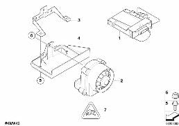 ALARM SYSTEMS diagram for BMW 3 Series E91 335d
