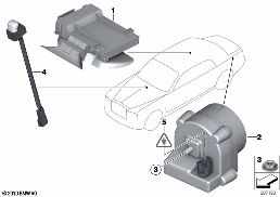 Výstražný systém proti krádeži diagram for BMW Rolls-Royce Phantom RR1 Phantom