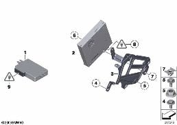 TV MODULE / VIDEO SWITCH diagram for BMW 5 Series F10 LCI 520dX
