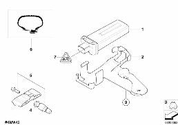 Contrôle press.pneus(RDC) - boît.de cde diagram for BMW 3 Series E92 328i