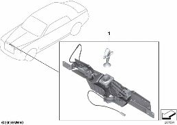 Sada dod.mont., osvětl.Spirit of Ecstasy diagram for BMW Rolls-Royce Phantom RR1 Phantom