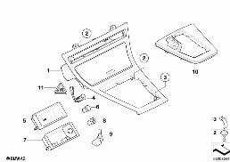 Wspornik funkcyjny tab. przyrz., dolny diagram for BMW X3 E83 LCI 2.0d