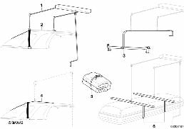 Uniwersalny podnośnik diagram for BMW 7 Series E65 745i