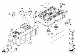 フューズ ボックス diagram for BMW X6 E71 30dX