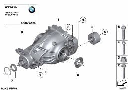 REAR-AXLE-DRIVE diagram for BMW 5 Series F10 LCI 520i