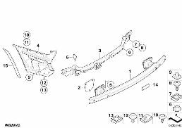 CARRIER, REAR diagram for BMW 3 Series E93 335i
