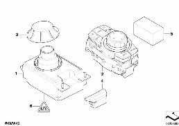 CONTROLLER UP TO 09/2008 diagram for BMW 5 Series E61 LCI 530d