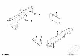 Recouvrement de cable diagram for BMW 5 Series E39 525td