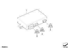 CONTROL UNIT, OUTSIDE MIRROR CAMERA diagram for BMW X6 E71 35iX