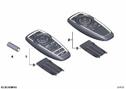 Télécommande arrière diagram for BMW 5 Series F18 530Li